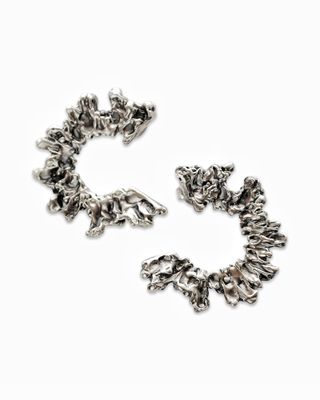 Silver earrings