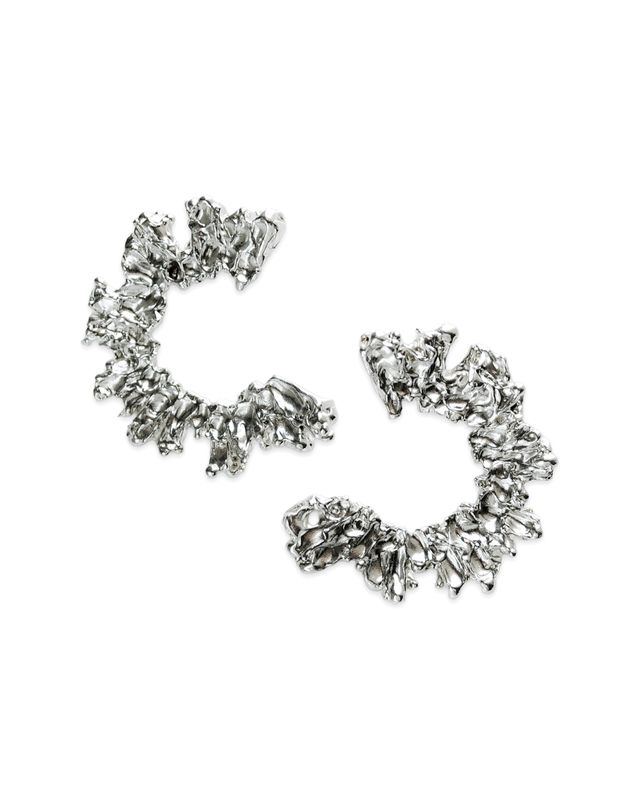 Silver earrings