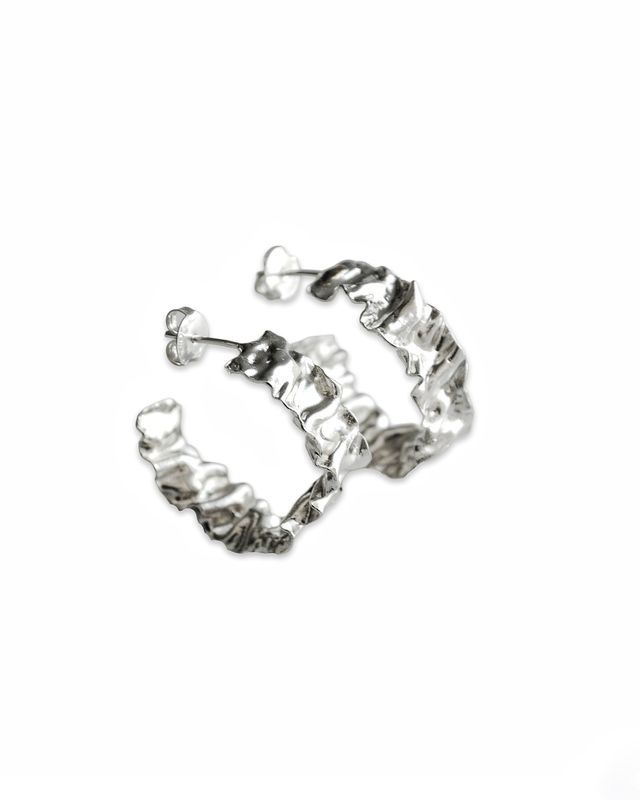Silver earrings