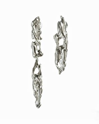 Silver earrings