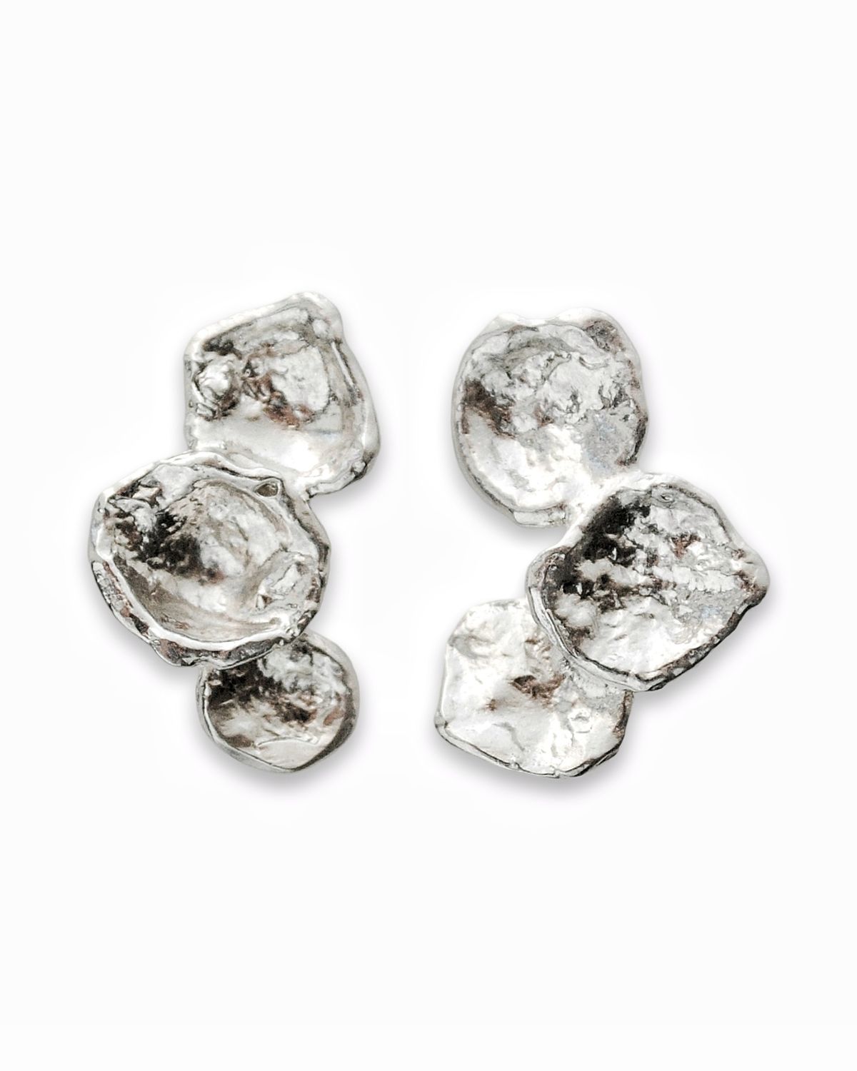 Silver earrings