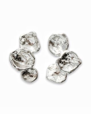 Silver earrings