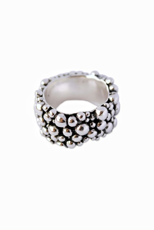 Silver ring Size 16.8 ( 6.5 ring size US ring )