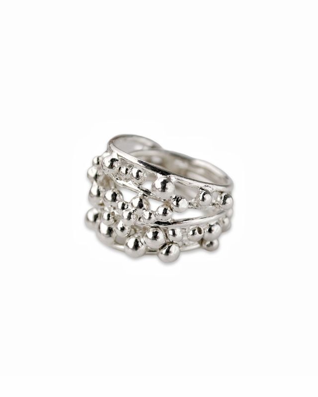 Silver ring Size 17.2 ( 7 ring size US ring )