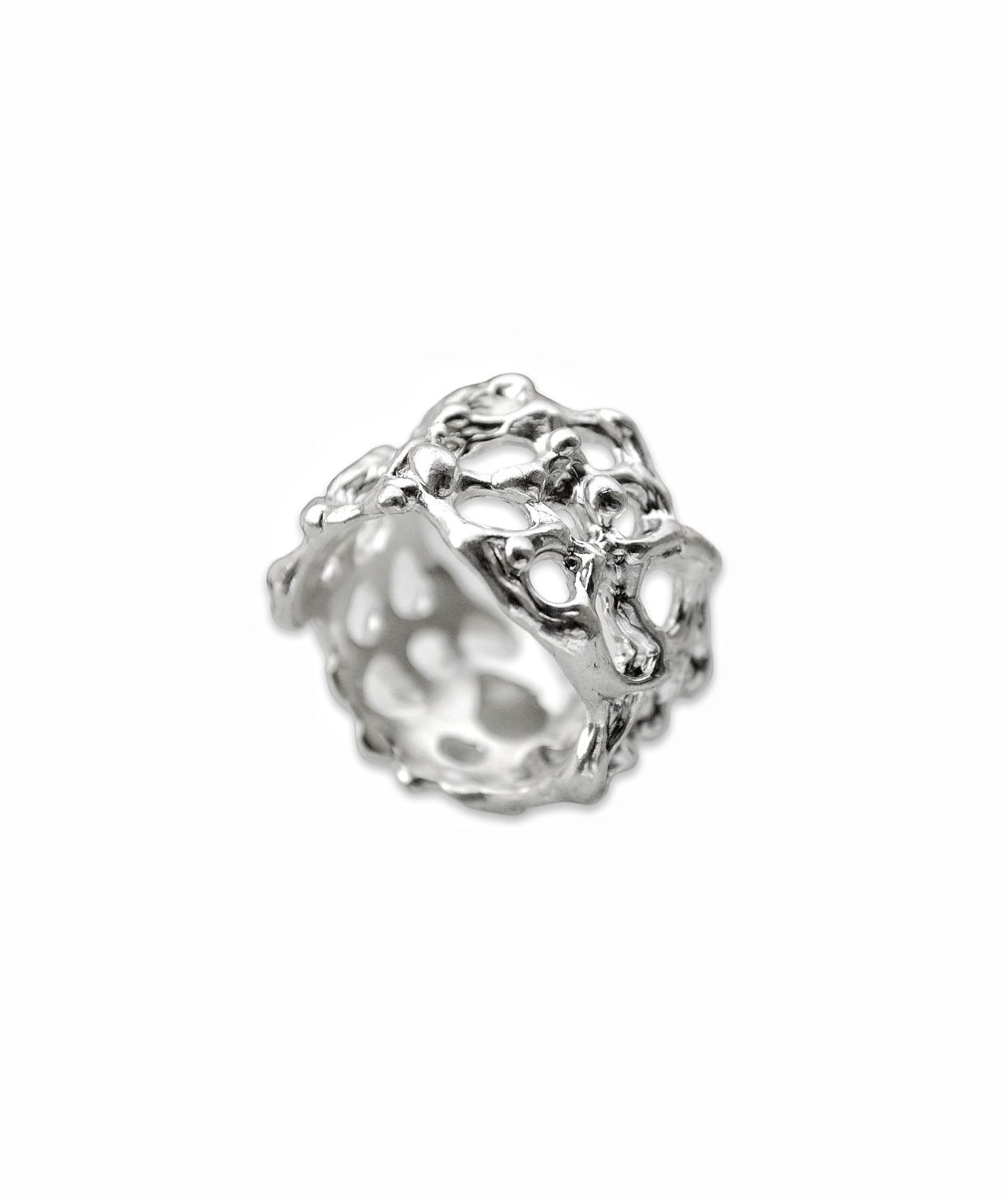 Silver ring Size 17.2 (7 ring size US ring )