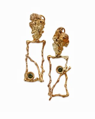 Brass earrings