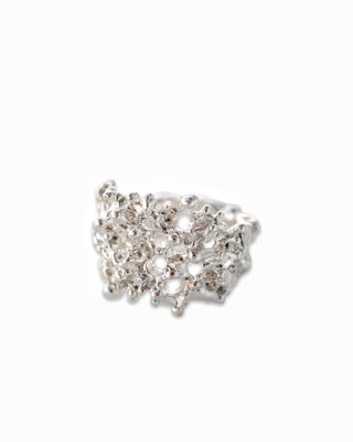 Silver ring Size 16.2 ( 5 3/4 ring size US ring )