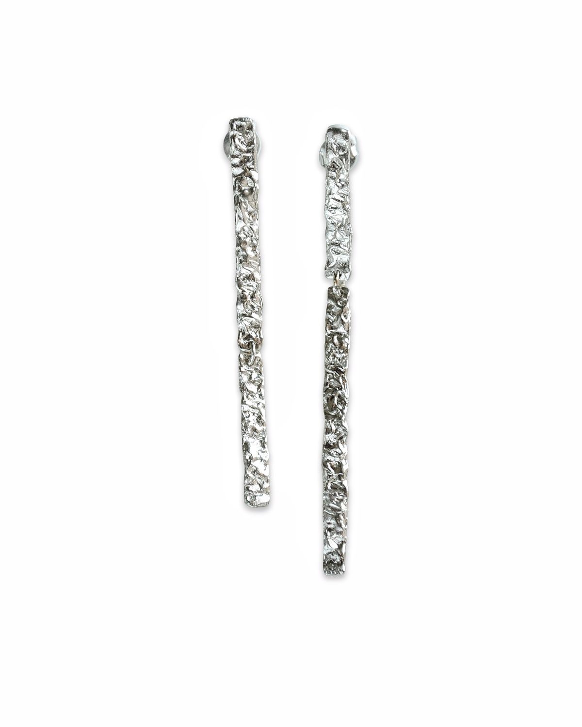 Silver earrings