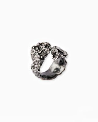 Silver ring Size 17 ( 6 3/4 ring size US ring )