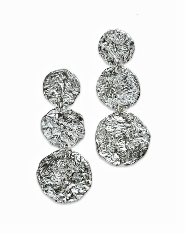 Silver earrings