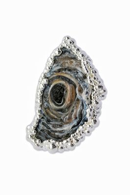 Chalcedony Ring Size 17.2 ( 7 ring size US ring )