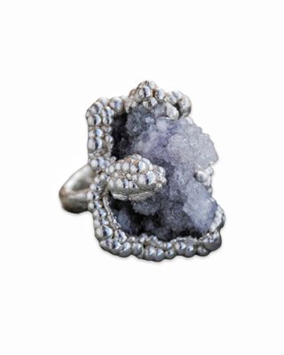 Quartz  ring Size 19 ( 9 ring size US ring )