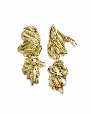 Brass earrings 