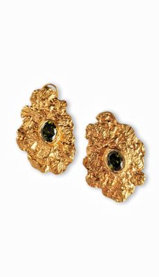 Brass earrings &quot;Circles of Life&quot;