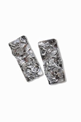Silver earrings