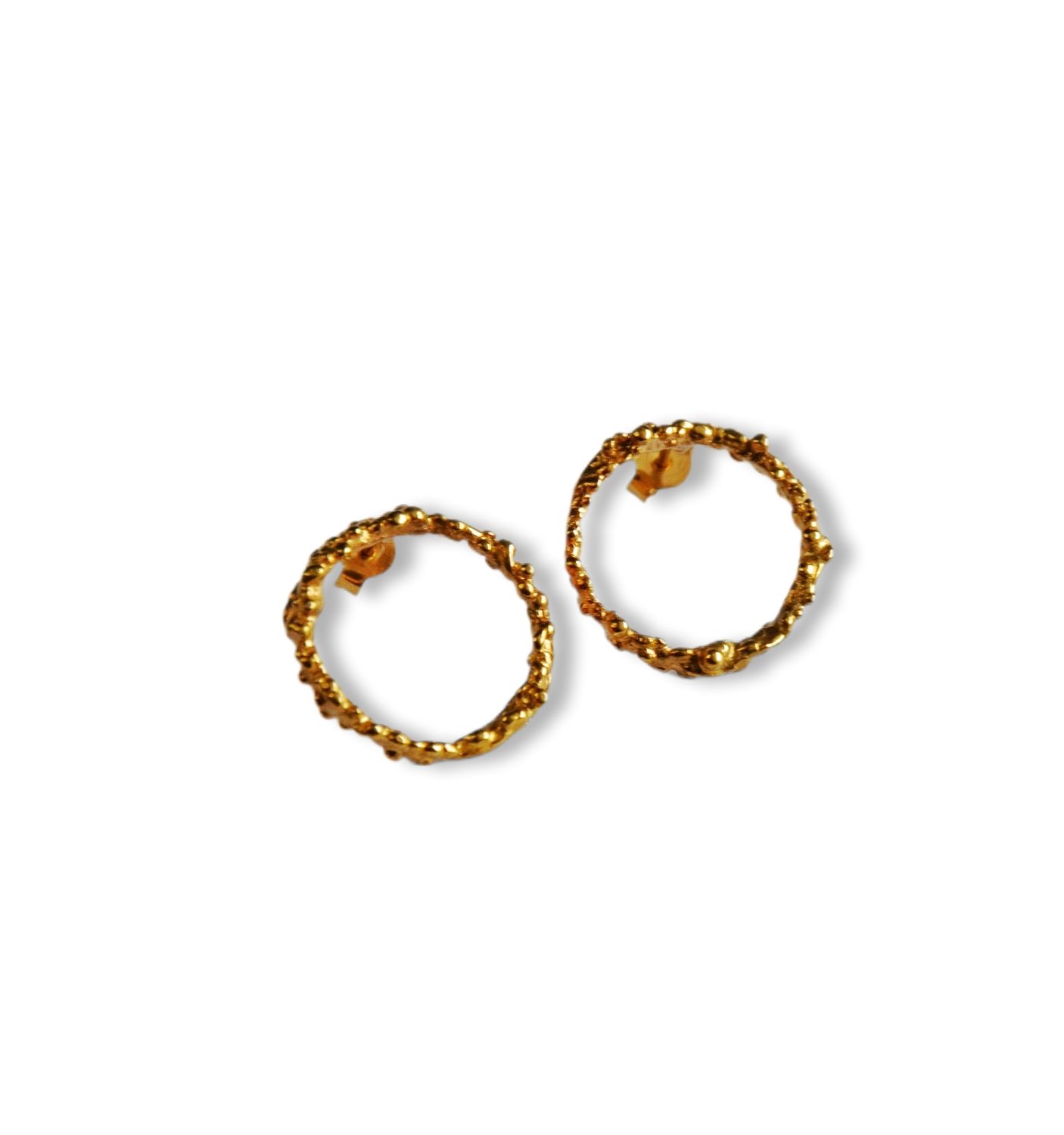 Brass earrings