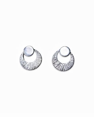 Silver earrings