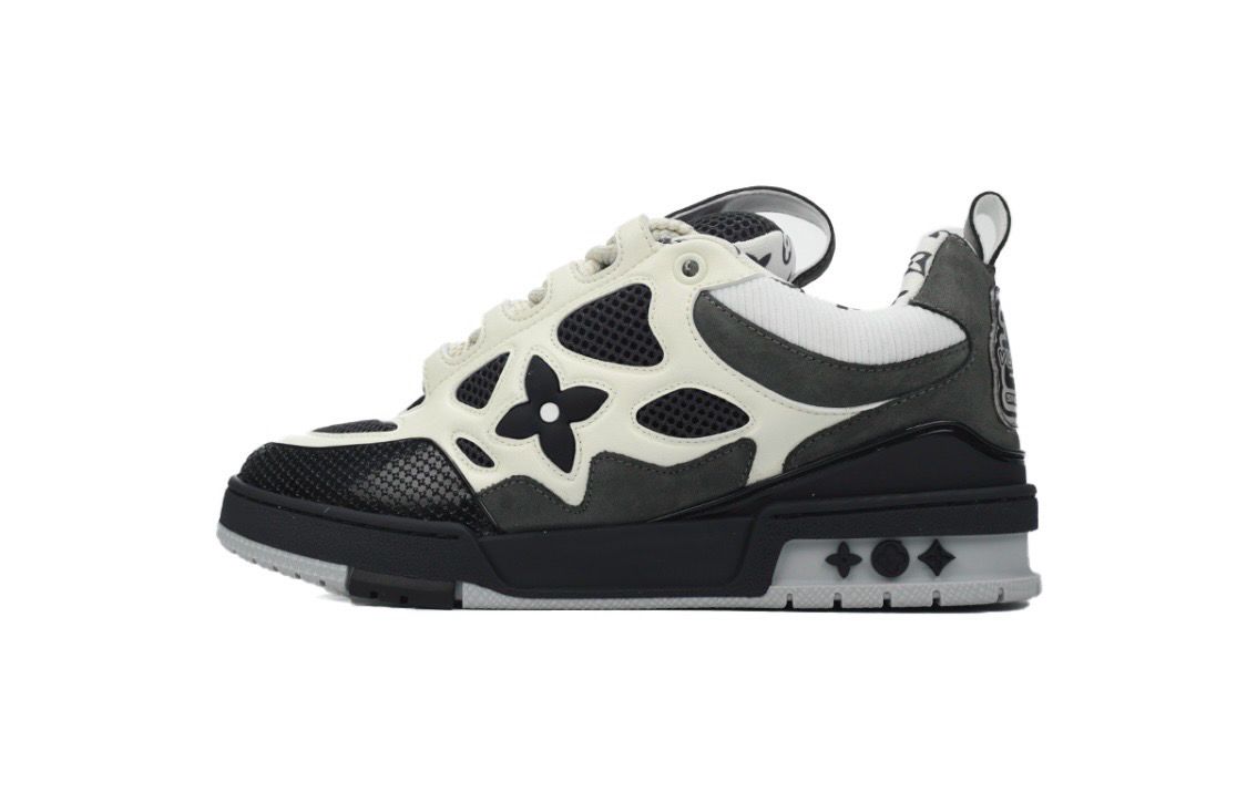 LV Black Sneakers &#39;black and white&#39;