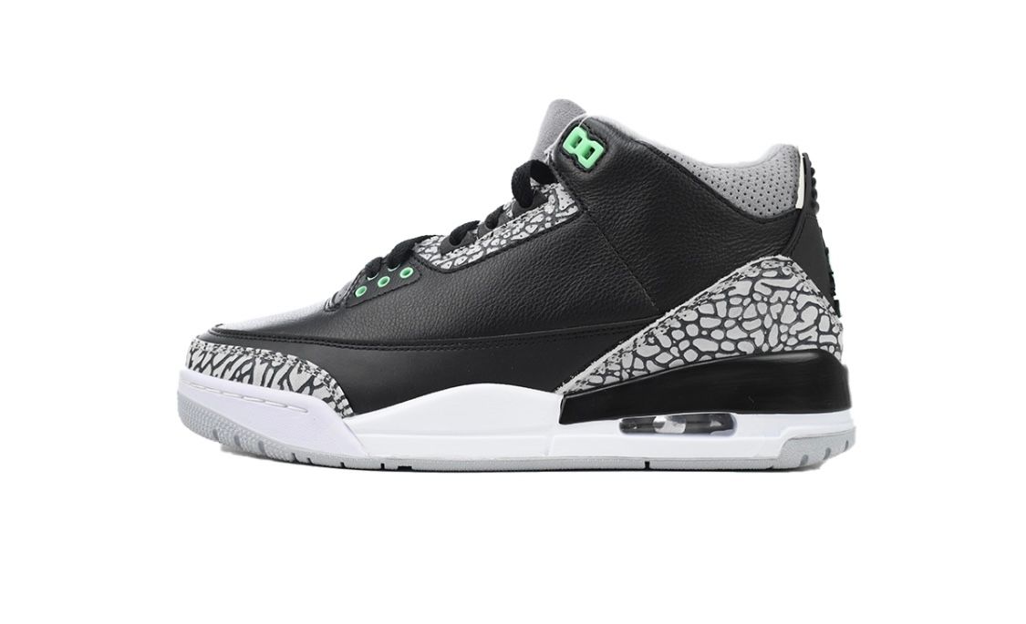 Jordan 3 Retro Green Glow