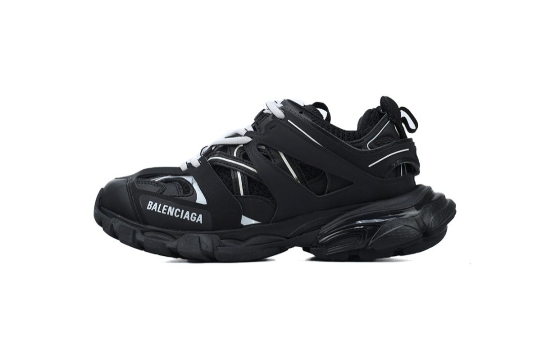 Balenciaga track black and white No LED
