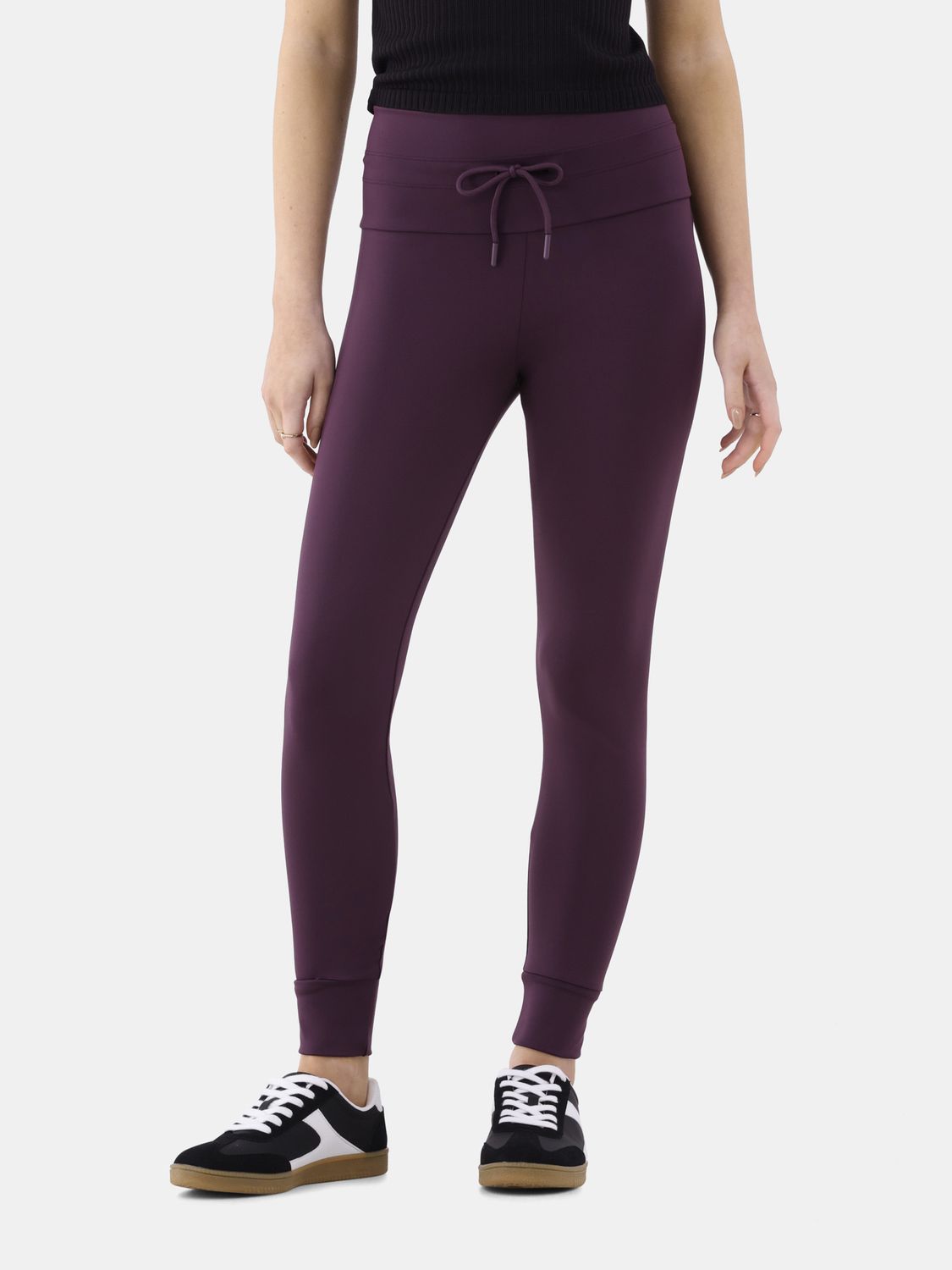 Dark Amethyst Tie Leggings