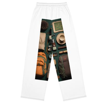 All-over print unisex wide-leg pants