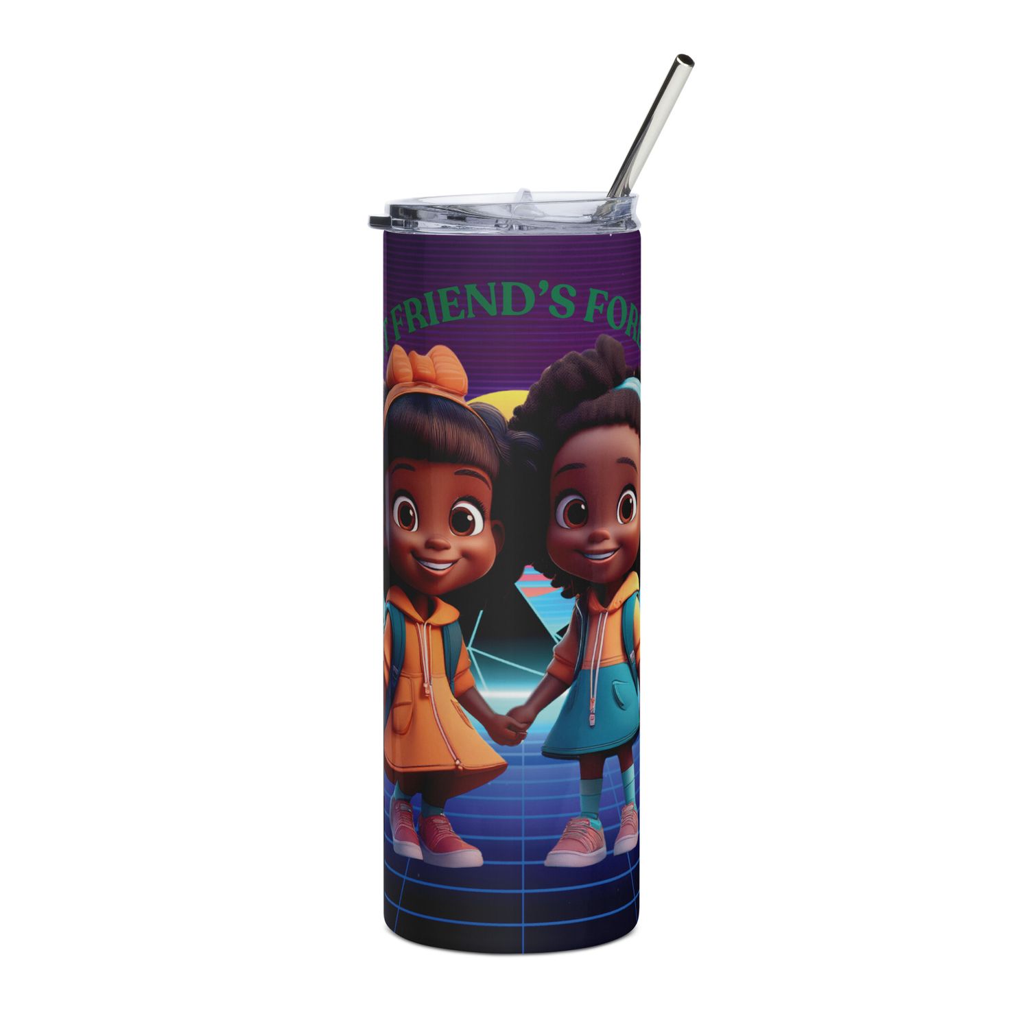 Best friend&#39;s forever Stainless steel tumbler