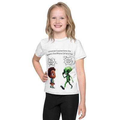 Exploring Buddies Earth Edition Kids crew neck t-shirt