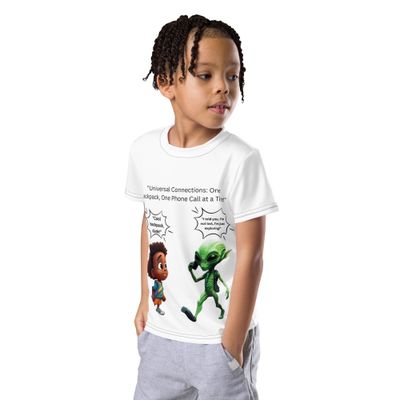 Exploring Buddies Earth Edition Kids crew neck t-shirt