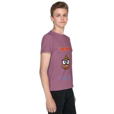 "Nerdy by Nature" Tee!  Youth crew neck t-shirt