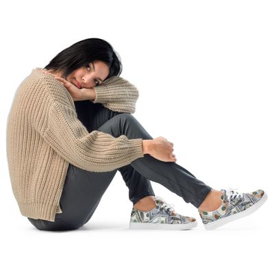 Cash Flow  Women’s lace-up canvas shoes