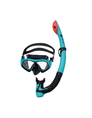 Ozark Trail Jr. Dominator Pro Youth Snorkel Mask – Teal (Ages 7+)