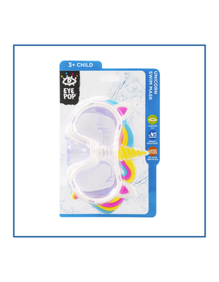 &quot;EyePop Unicorn Swim Mask Goggles – Multicolor for Kids (Unisex)&quot;