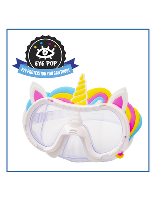 "EyePop Unicorn Swim Mask Goggles – Multicolor for Kids (Unisex)"