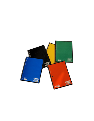 1-Subject College Ruled Spiral Notebook - 70 Sheets, Assorted Colors