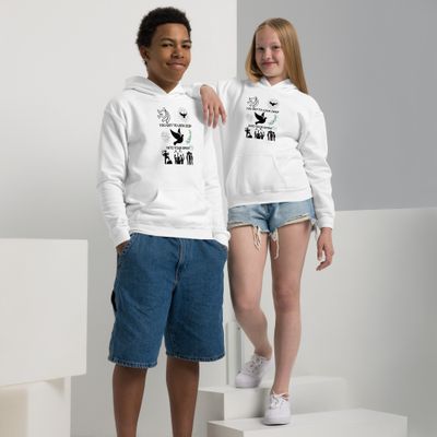 Deep Roots, Strong Spirit Youth heavy blend hoodie