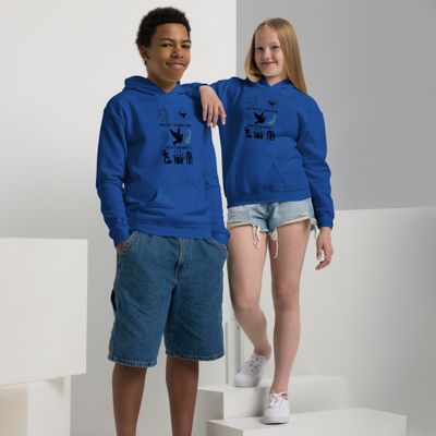 Deep Roots, Strong Spirit Youth heavy blend hoodie