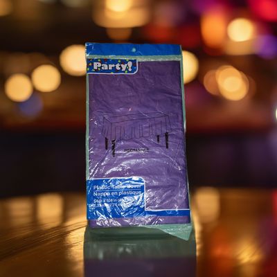  Party Shield Rectangular Plastic Table Cover