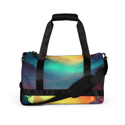 Alien Attitude All-over print gym bag