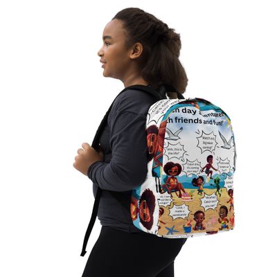  Sunshine and Waves Adventure Minimalist Backpack
