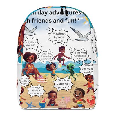  Sunshine and Waves Adventure Minimalist Backpack