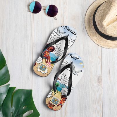 Sunshine and Waves Adventure Flip-Flops