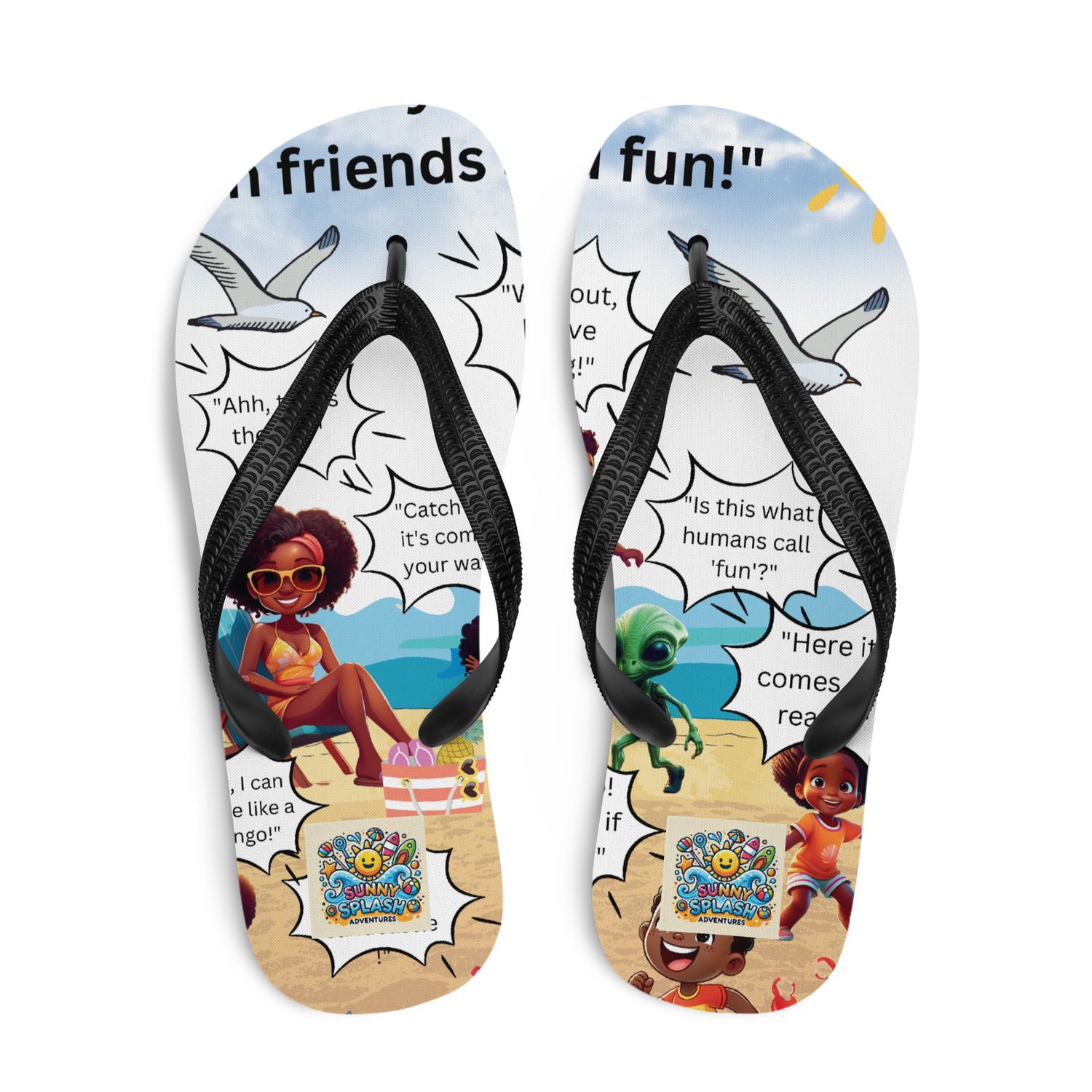 Sunshine and Waves Adventure Flip-Flops
