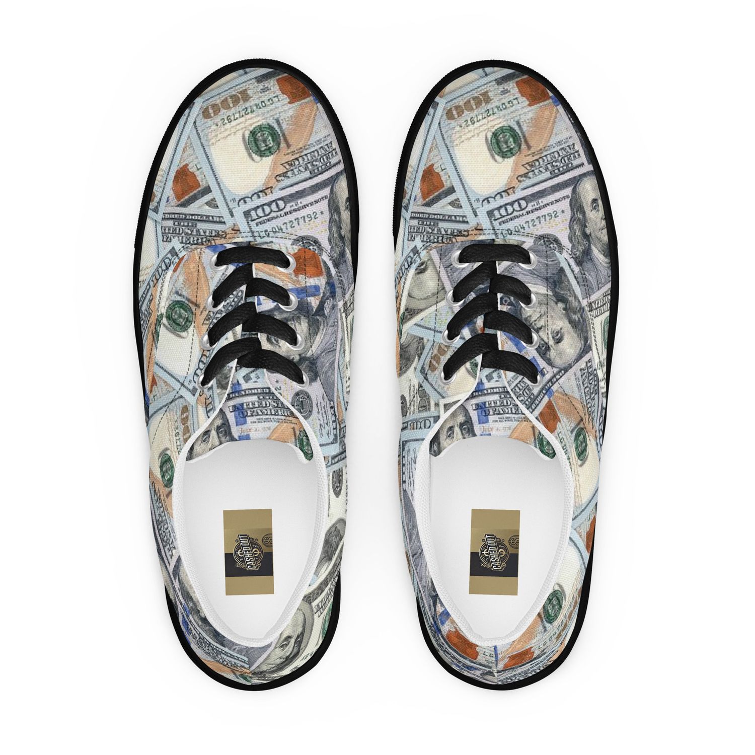 Millionaire&#39;s Drip Women’s lace-up canvas shoes