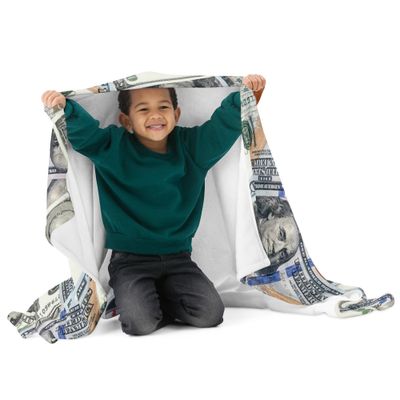 Millionaire's Drip Throw Blanket