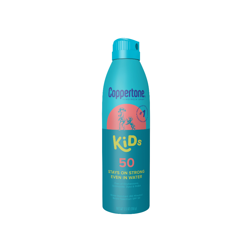 &quot;Coppertone Kids Sunscreen Spray SPF 50 - Broad Spectrum, Water Resistant, 5.5 oz&quot;
