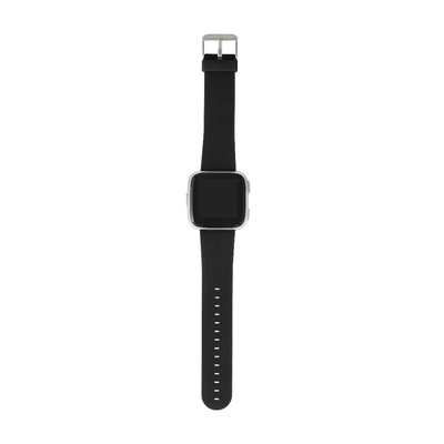 "onn. Black Silicone Band for Fitbit Versa and Fitbit Versa 2"

