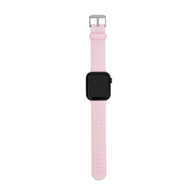 onn. Silicone Band for 38/40/41mm Apple Watch, Pink