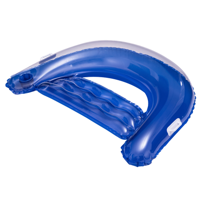 Bluescape Blue Inflatable Comfort Chair Lounge Pool Float for Ages 14 and Up.