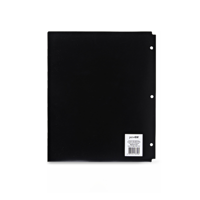 &quot;Pen+Gear Two Pocket Poly Folder in Black&quot;
